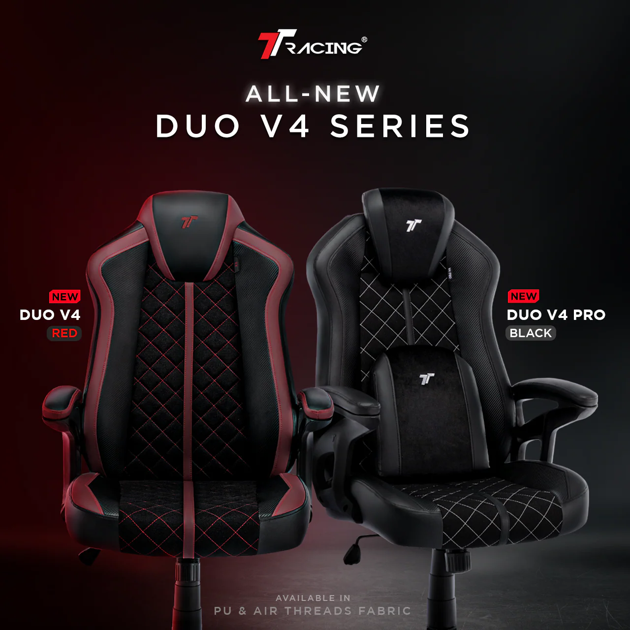 TTRacing Duo V4 Pro Gaming Chair (Black) - Image 2