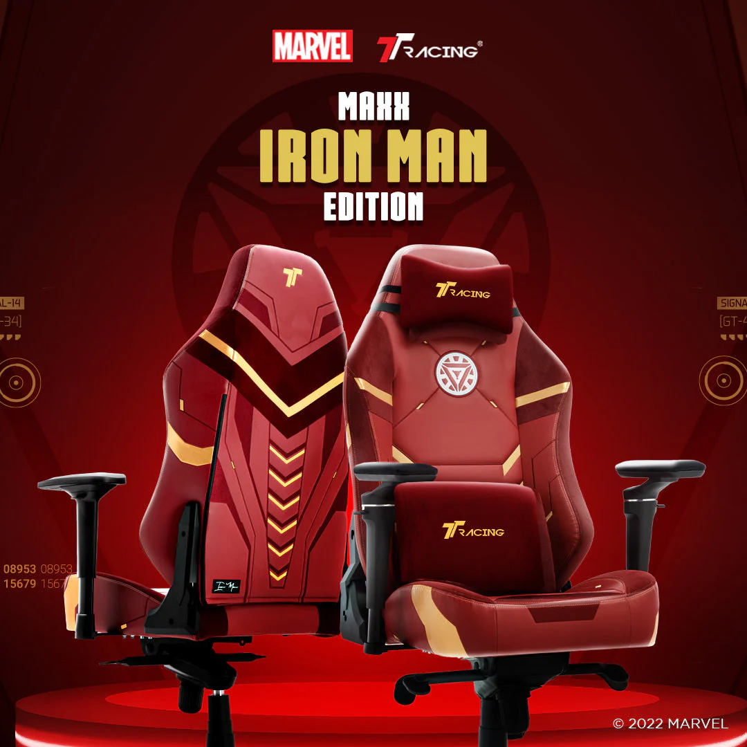 TTRacing Maxx Gaming Chair - Iron Man Edition - Image 2