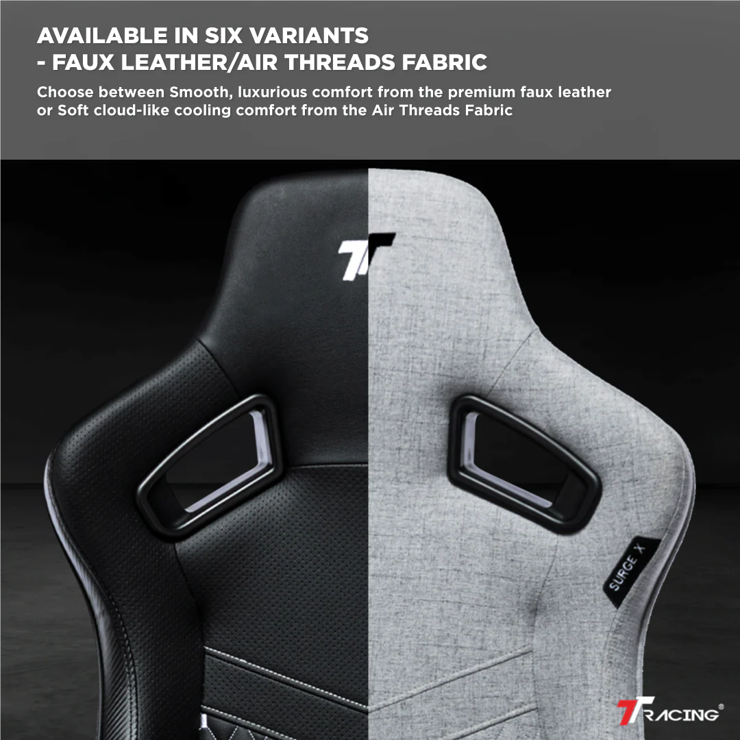 TTRacing Surge X Air Threads Fabric Gaming Chair (Dawn) - Image 4