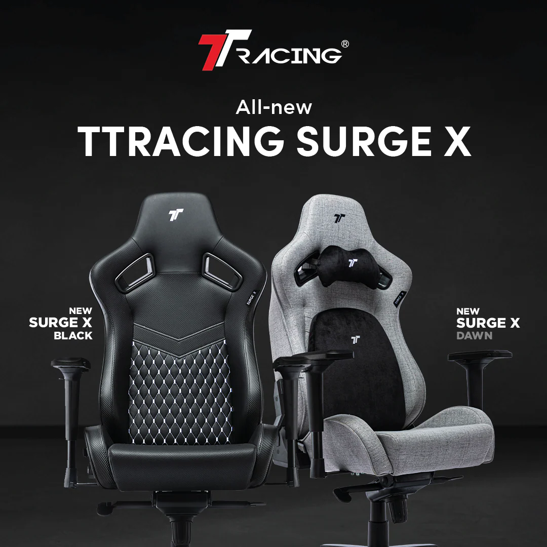 TTRacing Surge X Air Threads Fabric Gaming Chair (Dusk) - Image 2