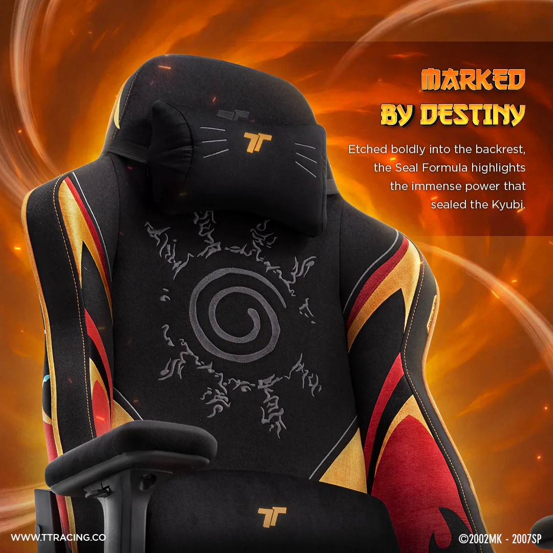 TTRacing Swift X Pro Air Threads Fabric Gaming Chair (Naruto Edition) - Image 3