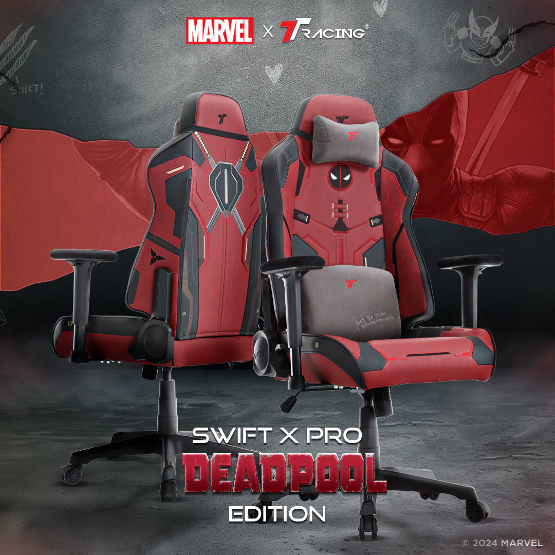 TTRacing Swift X Pro Gaming Chair - Deadpool Edition - Image 2