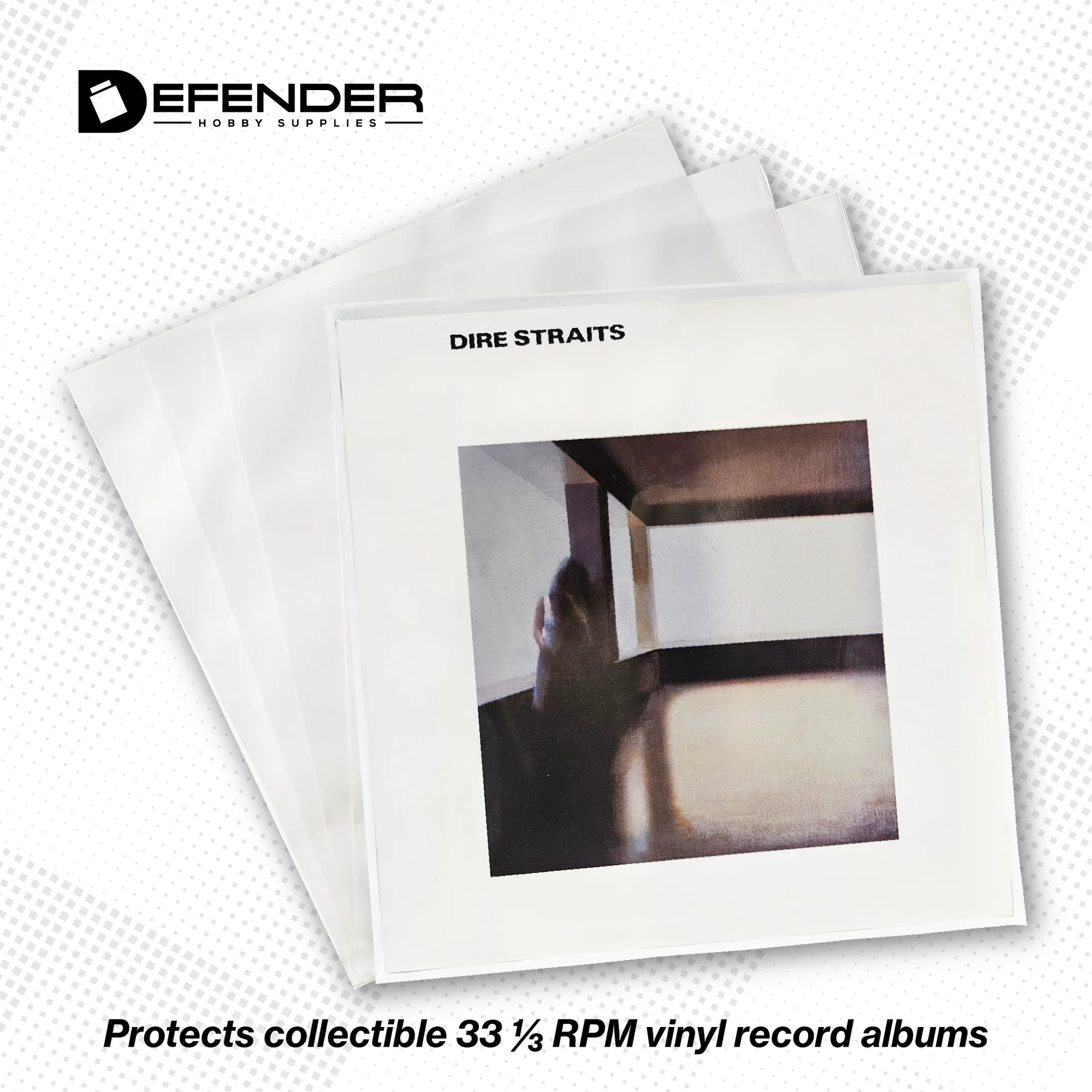 Defender Clear Record Sleeves 12" Vinyl - Image 2