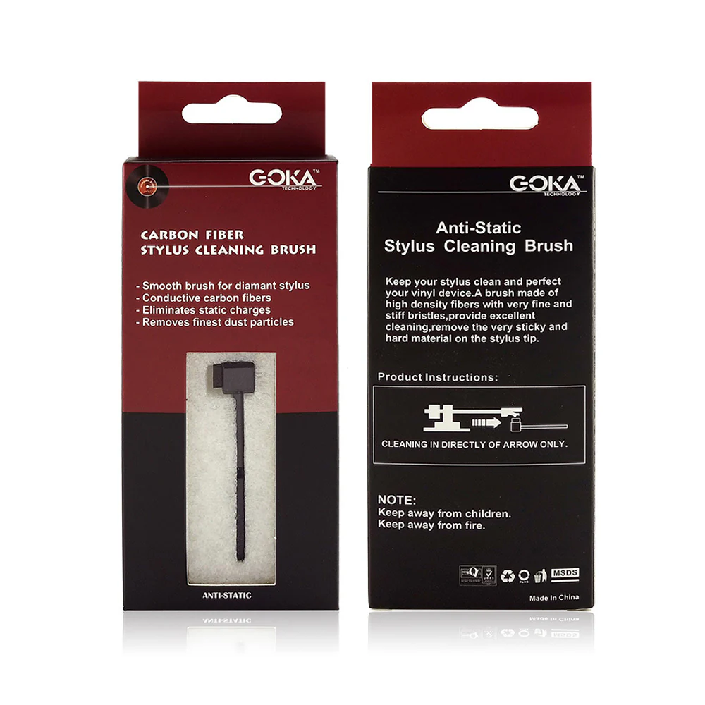 Silcron Conductive Carbon Fiber Anti-Static Vinyl Stylus Smooth Cleaner Brush - Image 4
