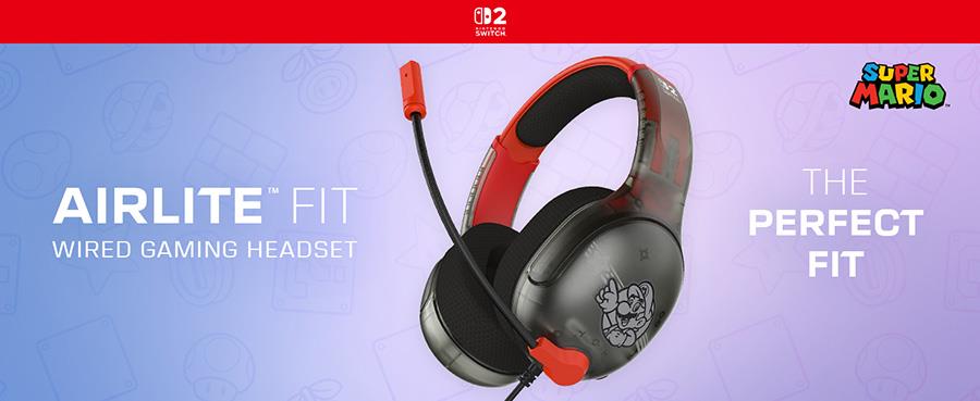 Turtle Beach Airlite Fit Wired Gaming Headset for Nintendo Switch 2 (Mario Star) - Image 11