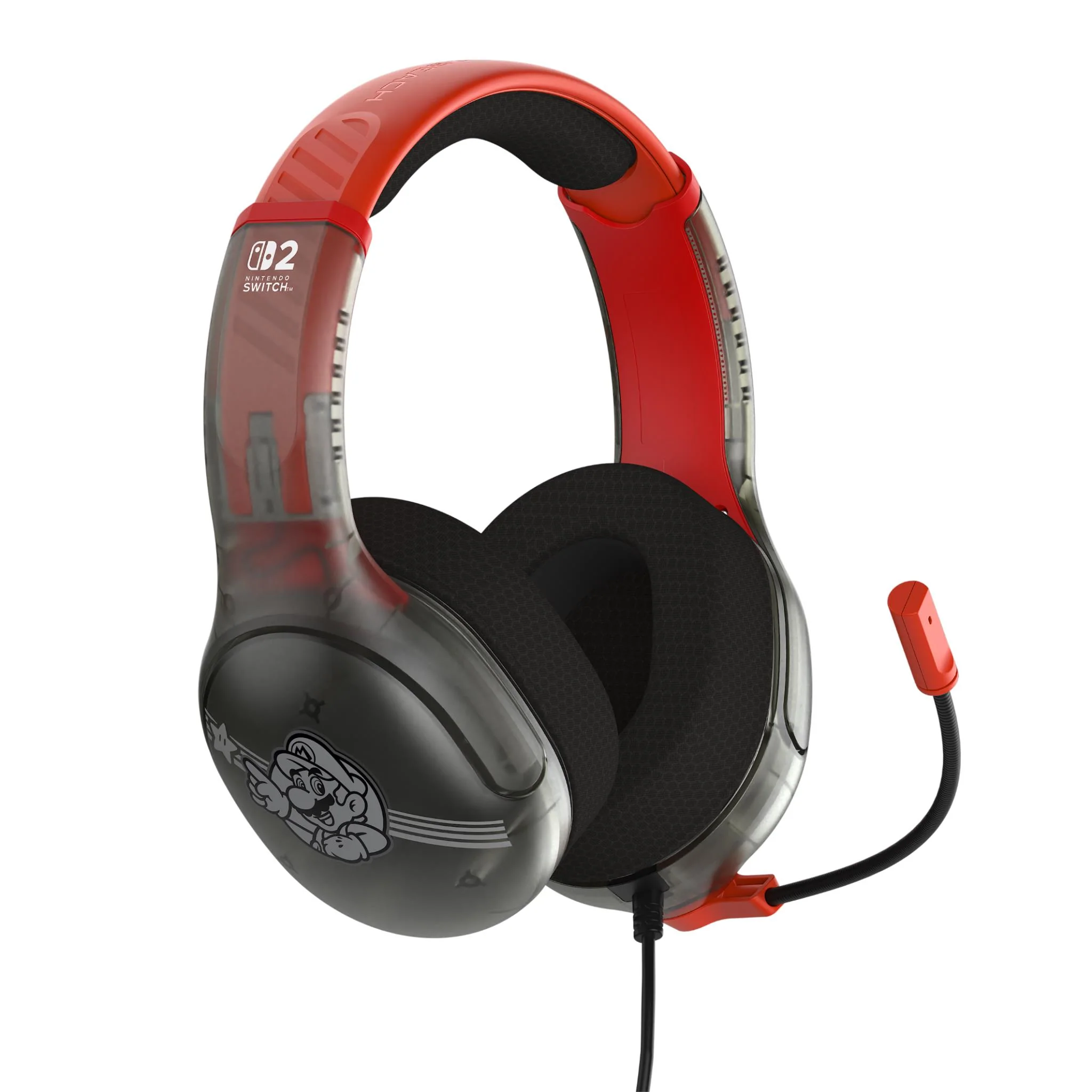 Turtle Beach Airlite Fit Wired Gaming Headset for Nintendo Switch 2 (Mario Star) - Image 3