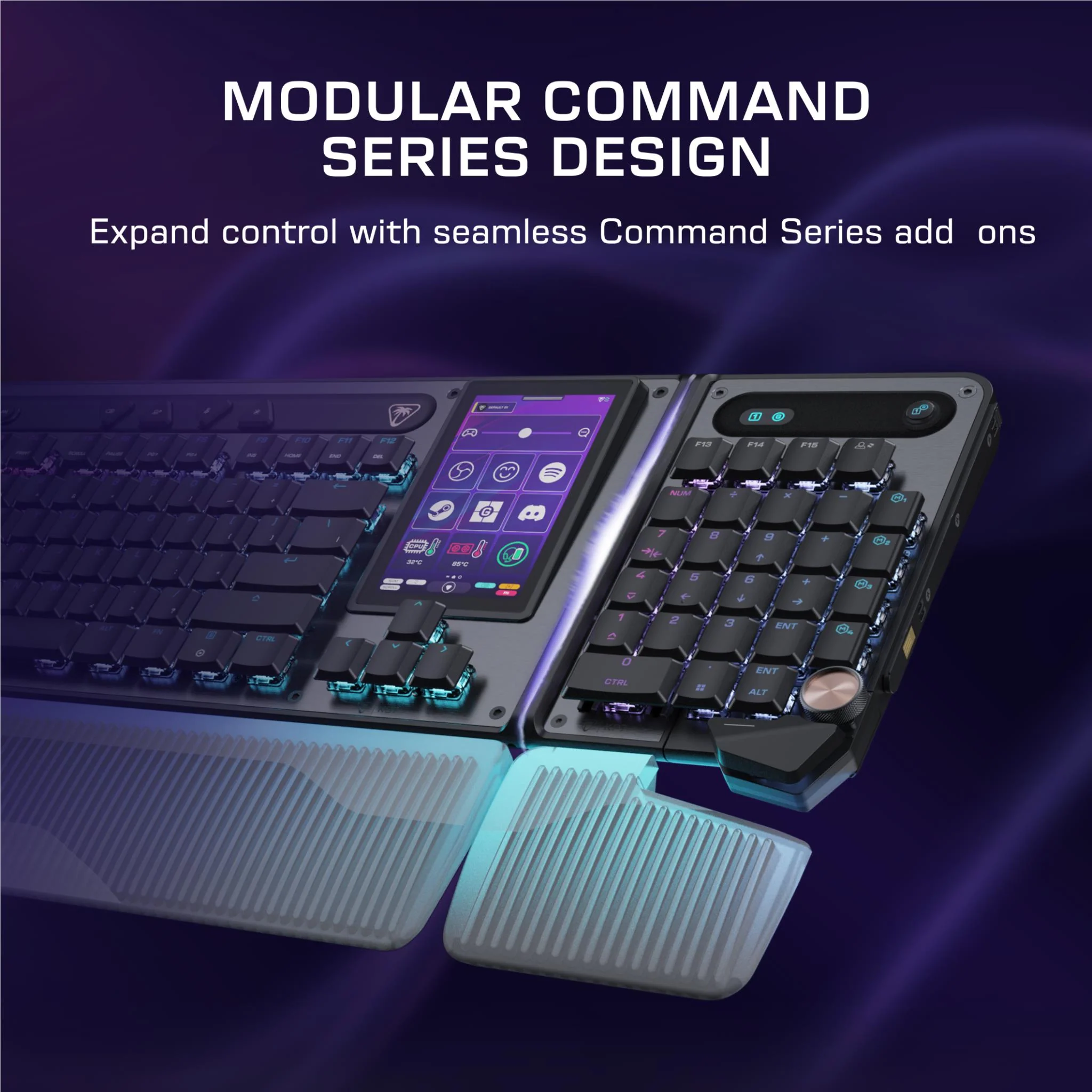 Turtle Beach Command Series KB7 TKL Wired Keyboard - Image 9