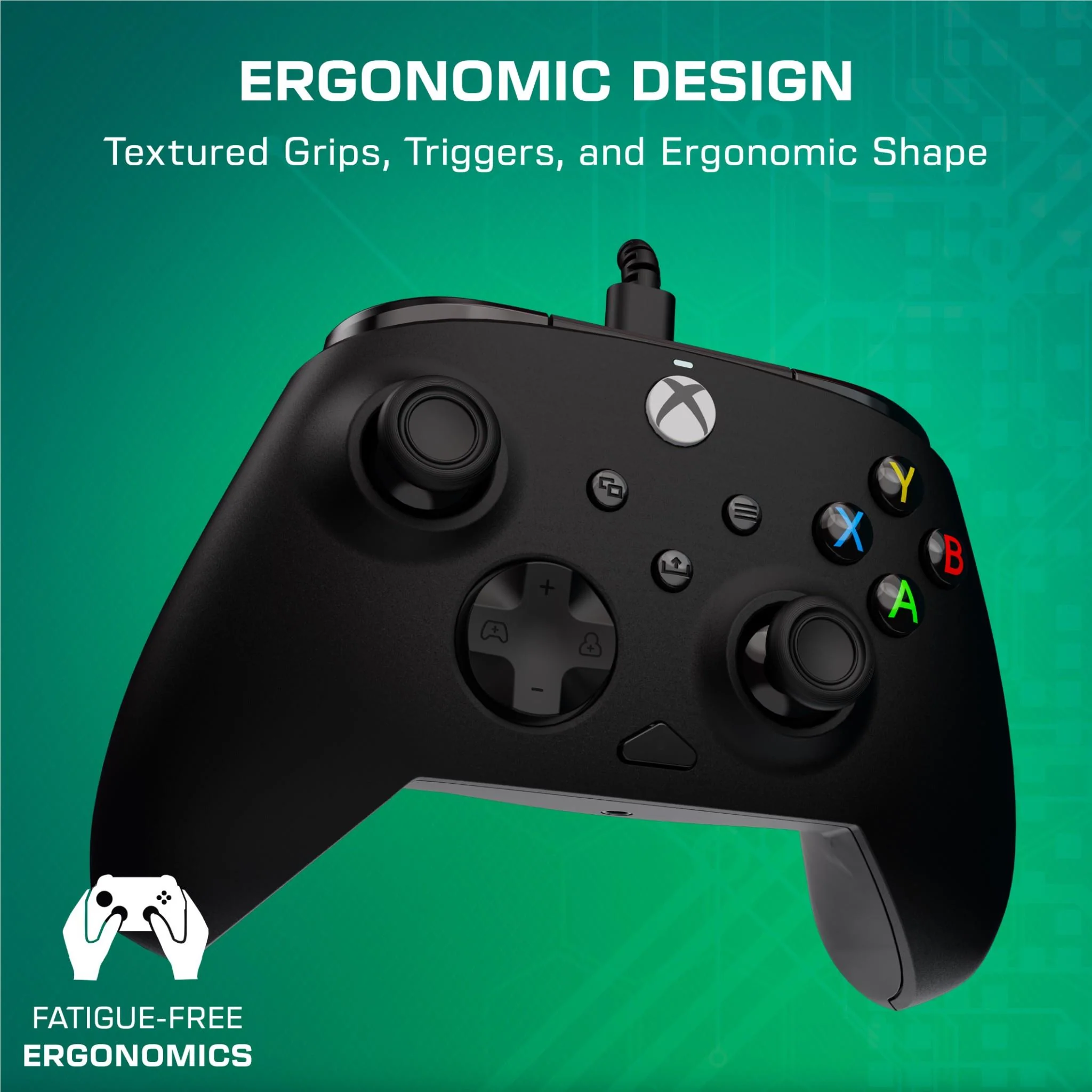 Turtle Beach Rematch Core Wired Gaming Controller for Xbox Series X/S (Black) - Image 7