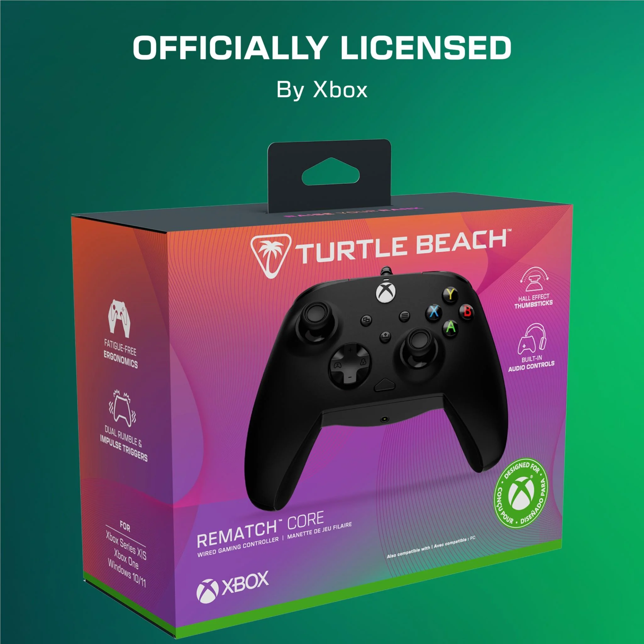 Turtle Beach Rematch Core Wired Gaming Controller for Xbox Series X/S (Black) - Image 8