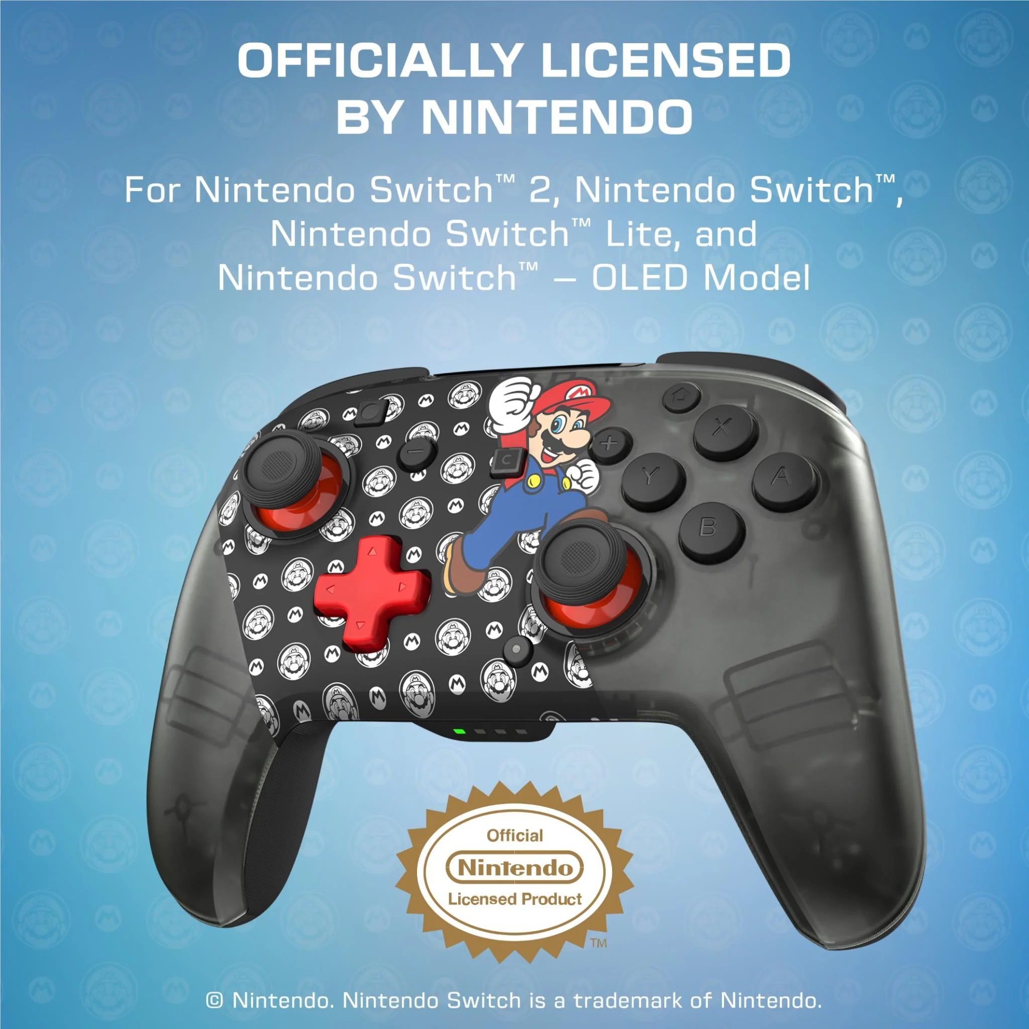 Turtle Beach Rematch Wireless Gaming Controller for Nintendo Switch 2 (Super Mario Jump) - Image 6