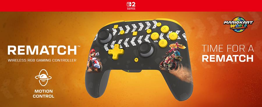 Turtle Beach Rematch Wireless RGB Gaming Controller for Nintendo Switch 2 (Mario Kart World) - Image 9