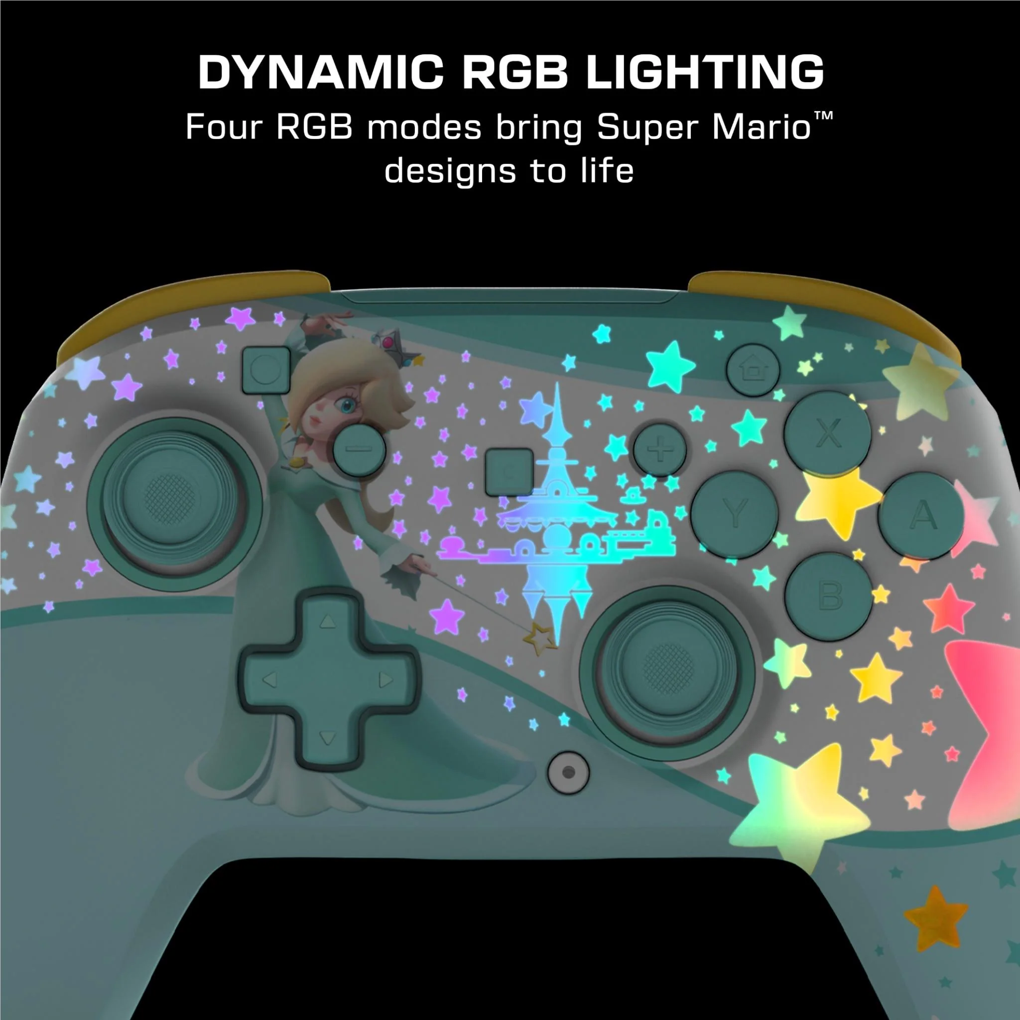 Turtle Beach Rematch Wireless RGB Gaming Controller for Nintendo Switch 2 (Rosalina) - Image 4