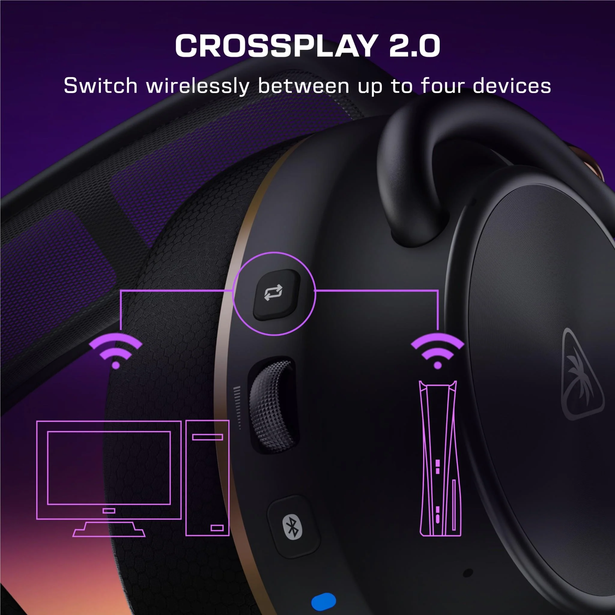 Turtle Beach Stealth Pro II Wireless Headset (Black) - Image 6