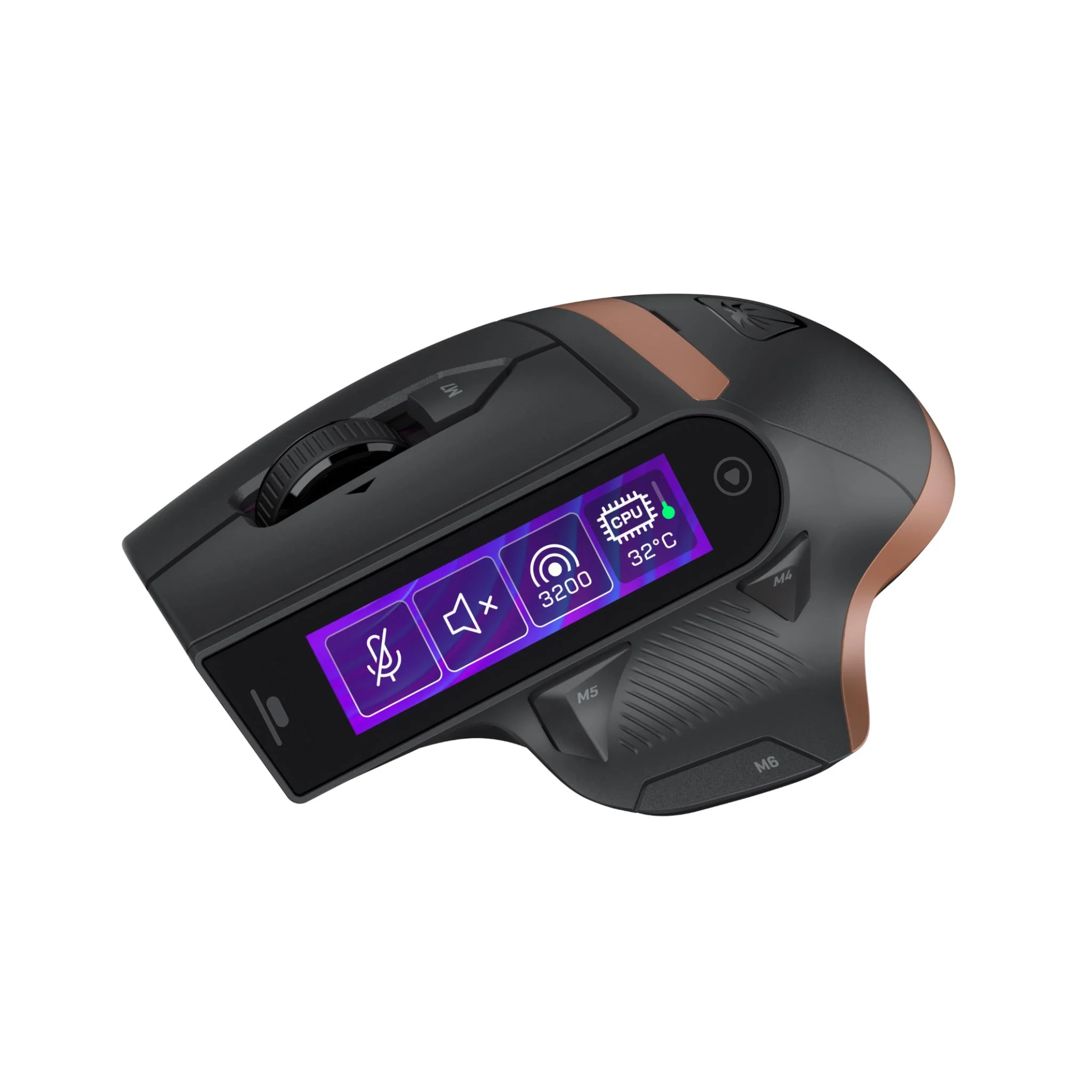 Turtle Command Series MC7 Wireless Mouse with Screen - Image 2