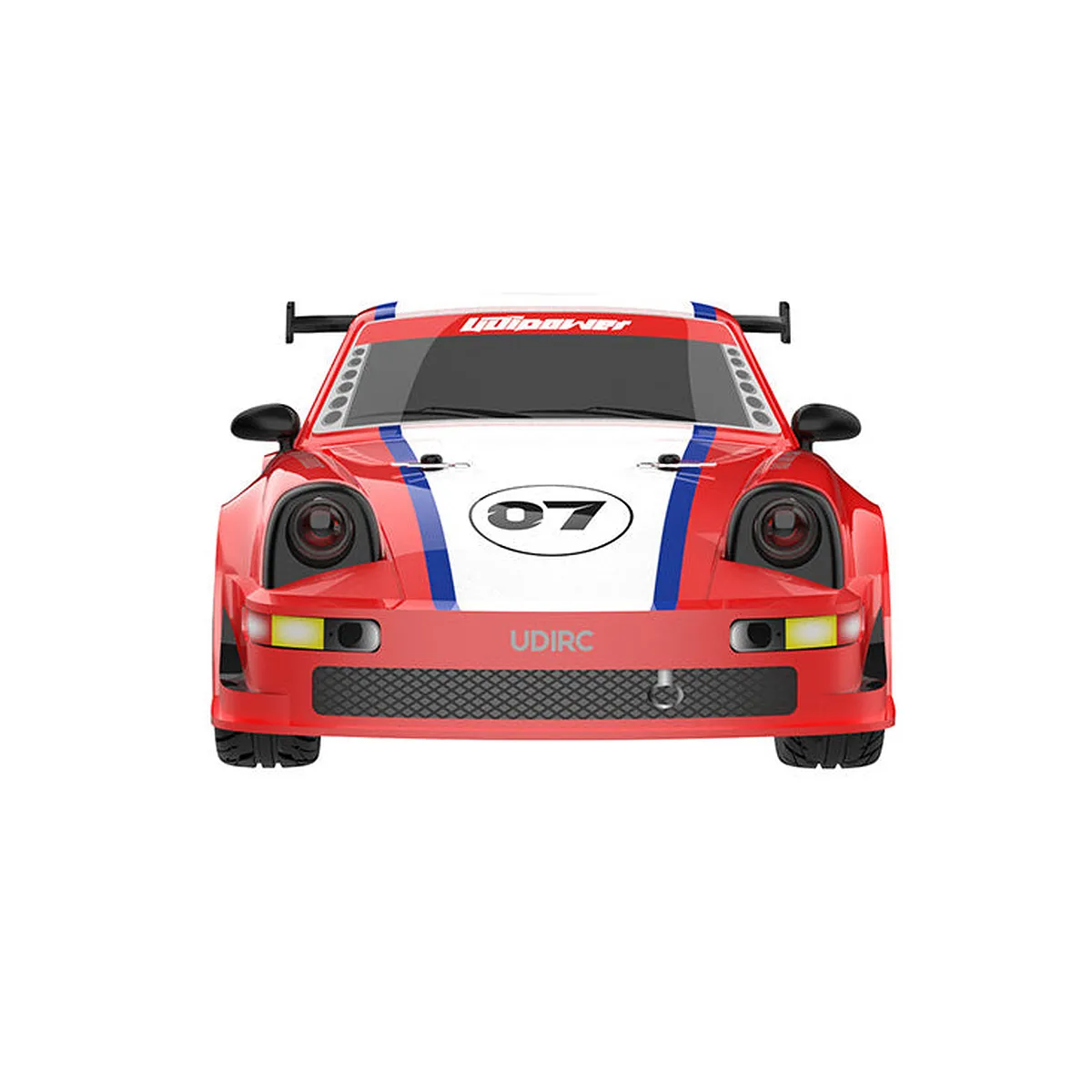 UDI Amphicyon RC Drift Car Electric 4WD 1/16 Scale RTR (Red) - Image 4