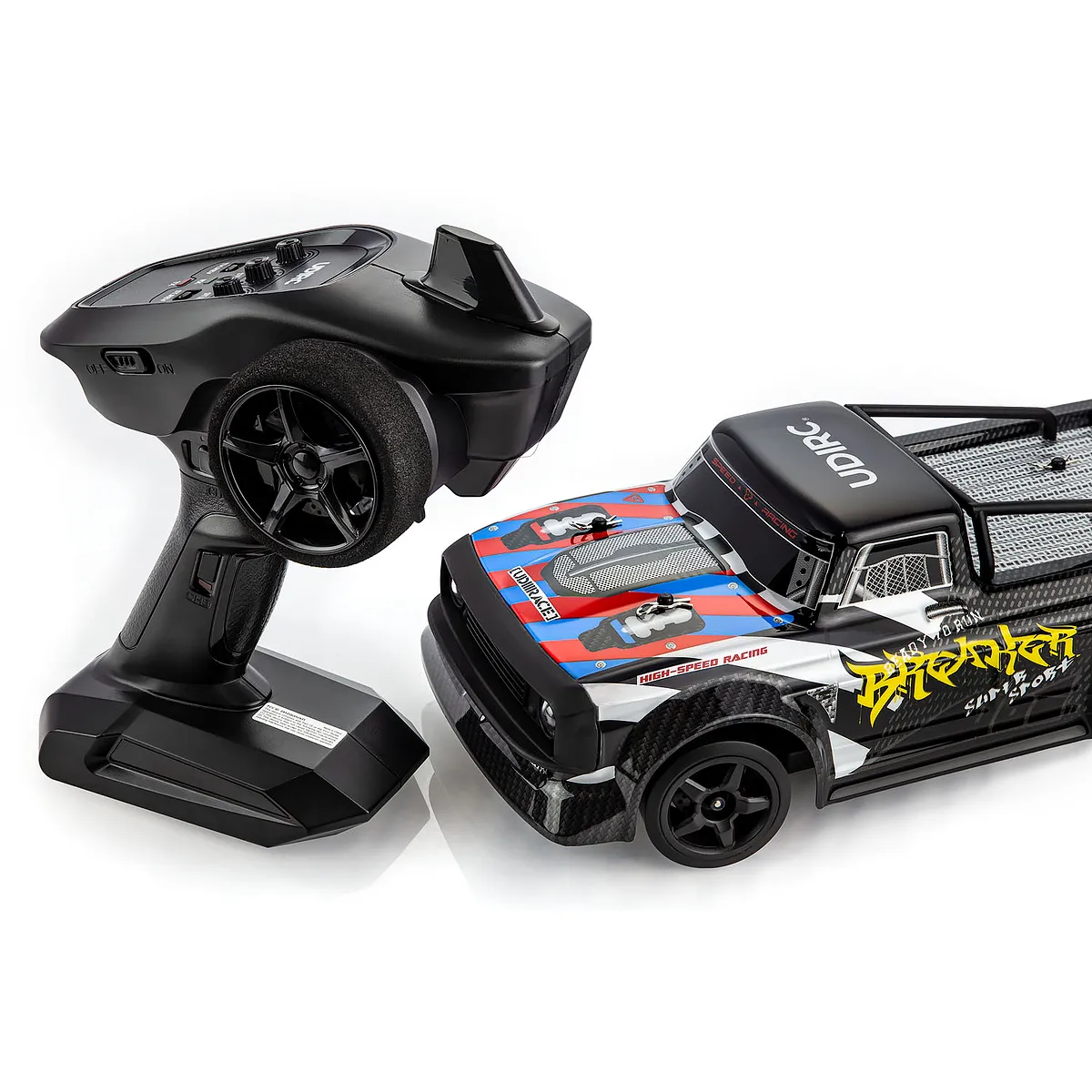 UDI Breaker RC Drift Car Electric 4WD 1/16 Scale RTR - Image 7