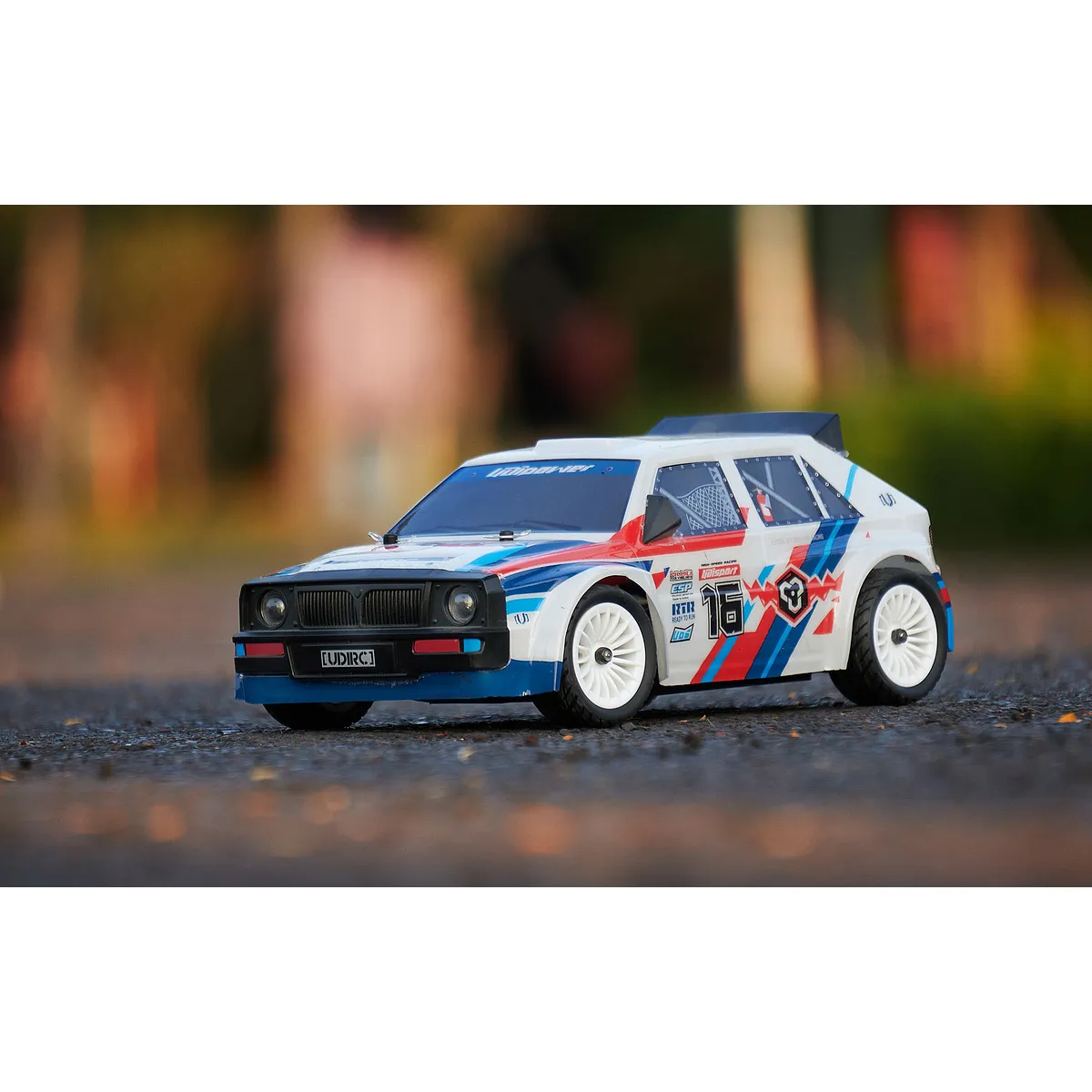 UDI Rally RC Drift Car Electric Brushless 4WD 1/16 Scale RTR - White - Image 7