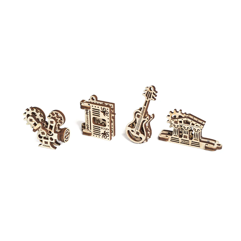 UGears 70020C Fidgets Creation Set of 4 Model Wooden Model Kit