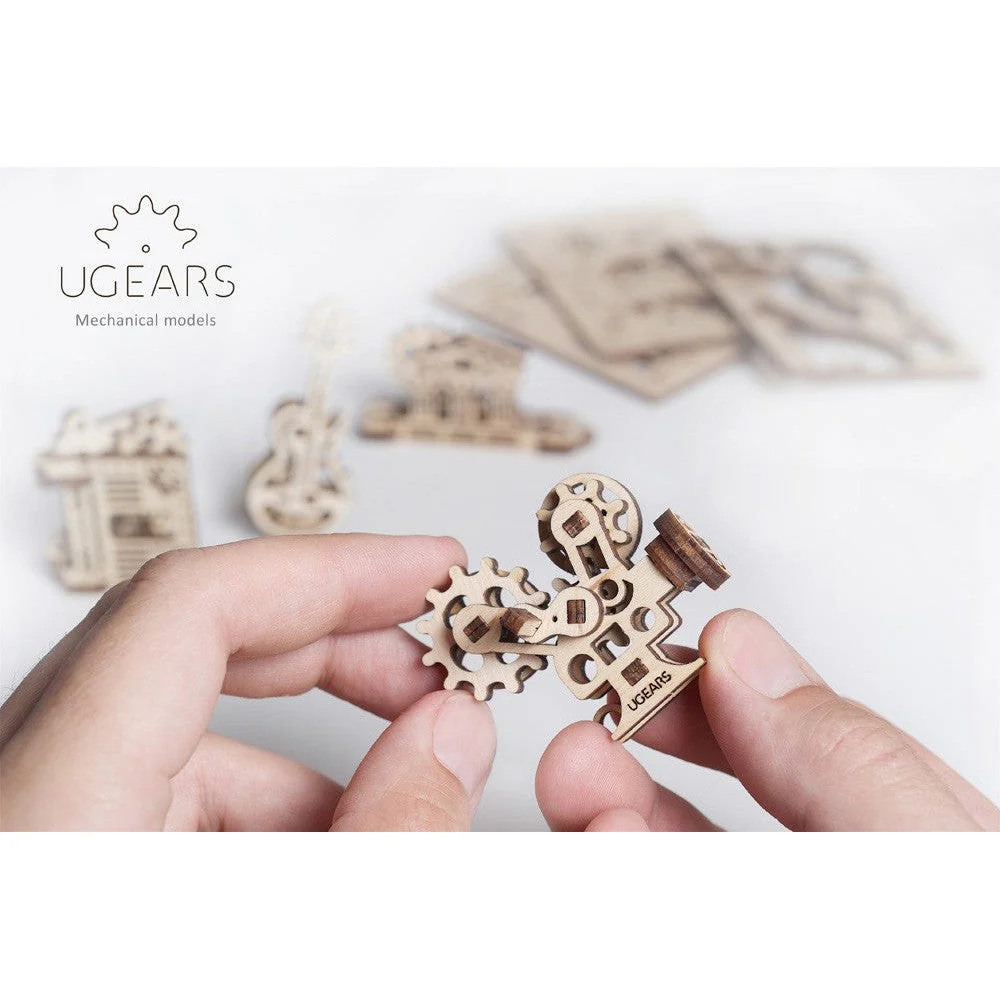 UGears 70020C Fidgets Creation Set of 4 Model Wooden Model Kit - Image 4