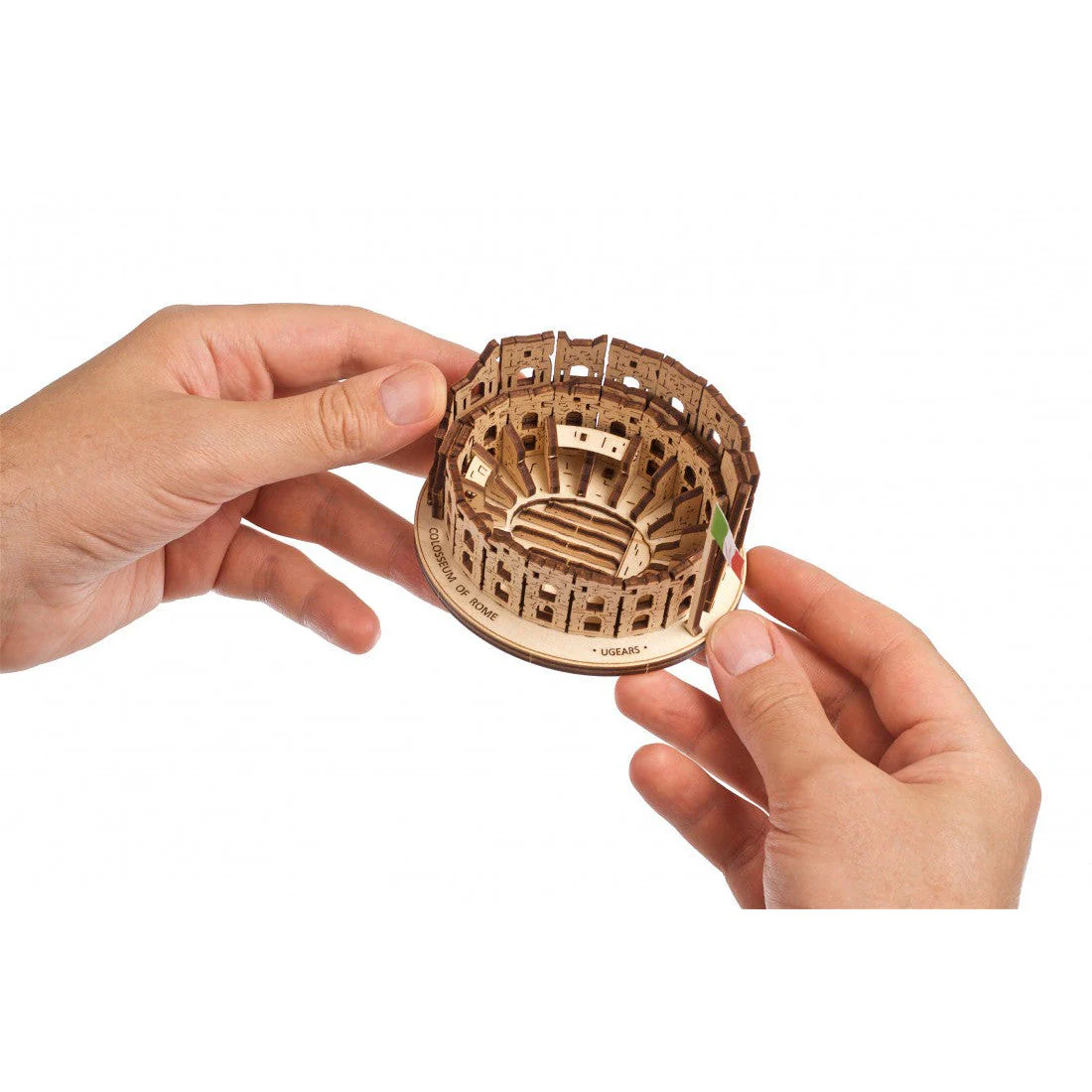 Ugears Rome Colosseum Wooden 3D Puzzle Mini Model Kit - Image 4