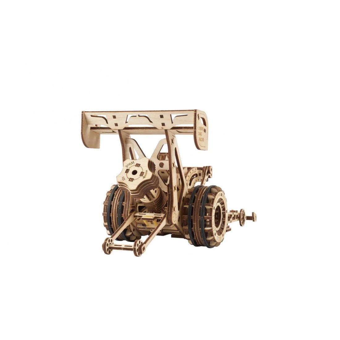 UGears Top Fuel Dragster Model Kit Wooden 3D Puzzle Assembly - Image 5