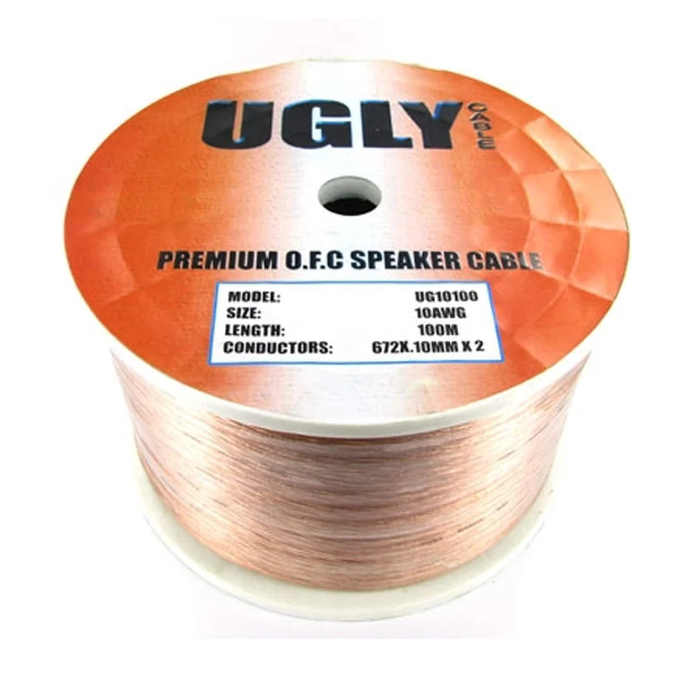 Ugly Cable 100m Speaker Cable Spool 10 AWG OFC 672 Strands Figure 8 Home Theatre Hi-Fi - Image 2