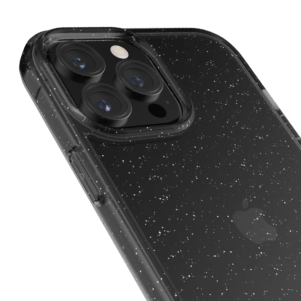 Ugly Rubber iPhone 13 Pro Vogue Glitter Infused Armor Case (Black) - Image 3