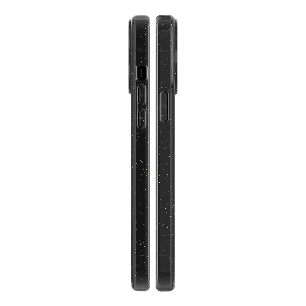 Ugly Rubber iPhone 13 Pro Vogue Glitter Infused Armor Case (Black) - Image 5