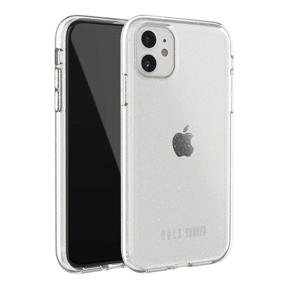 Ugly Rubber Vogue for iPhone 11 (Glitter Clear) - Image 5