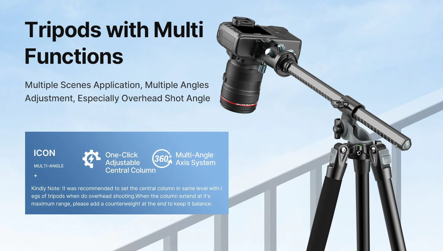 Ulanzi MT-59 Multifunction Camera Monopod Tripod 3114 - Image 5