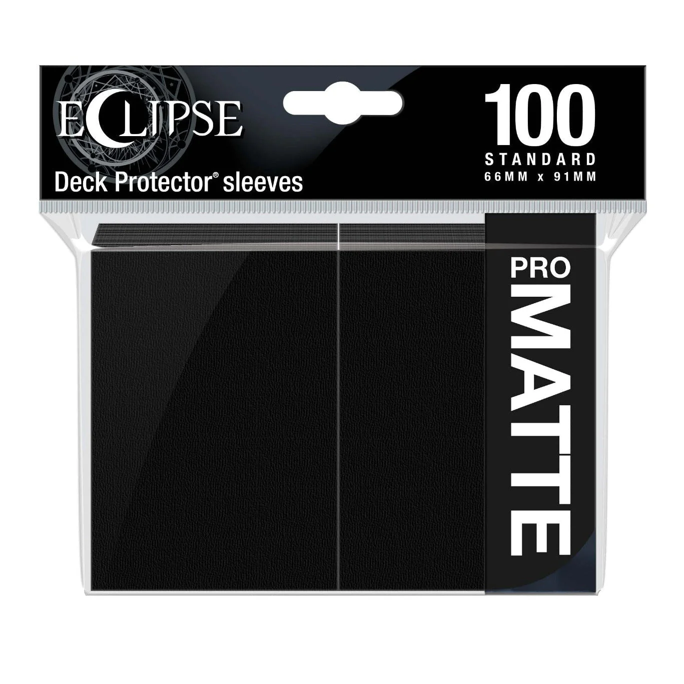 Ultra Pro: UP15613 Eclipse Matte Standard Sleeves 100 pack Jet Black