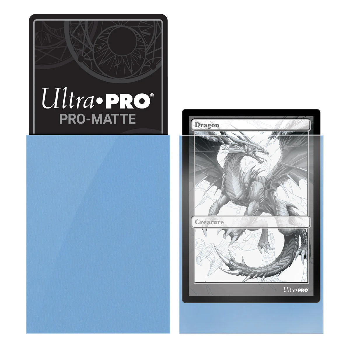 Ultra Pro: UP84188 PRO-Matte 50ct Standard Deck Protector sleeves: Light Blue - Image 3