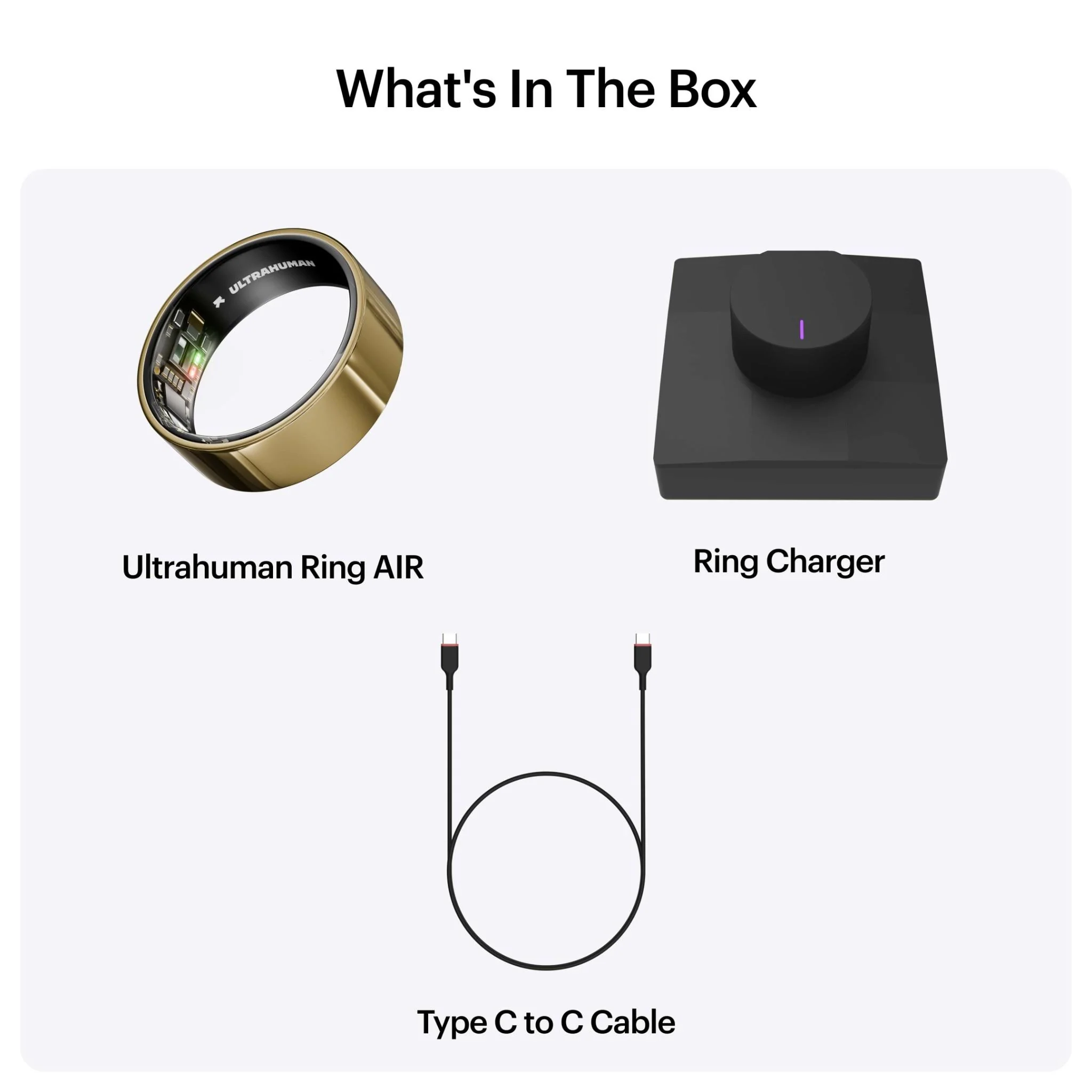 Ultrahuman Ring Air [Size 6] (Bionic Gold) - Image 8