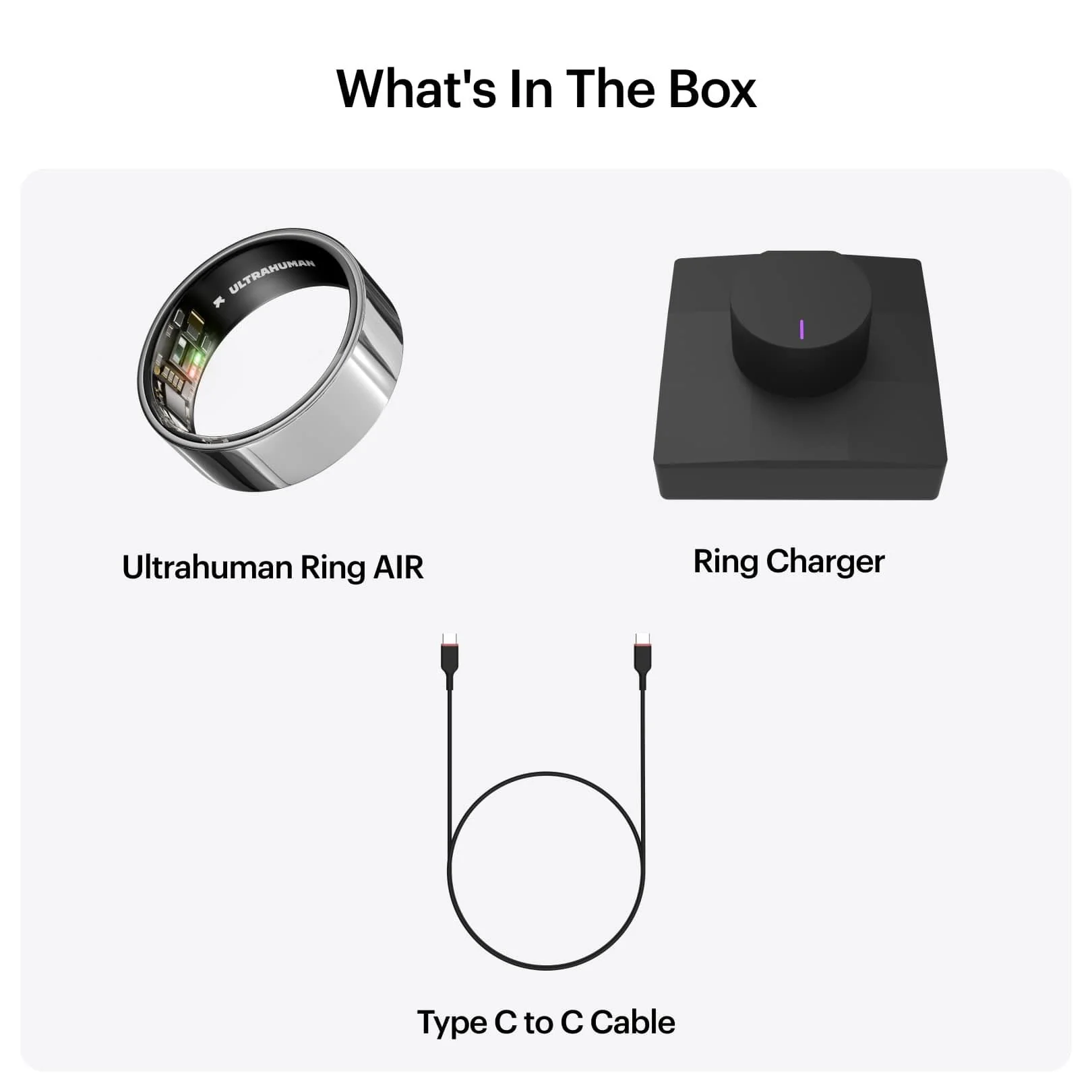 Ultrahuman Ring Air [Size 6] (Space Silver) - Image 8