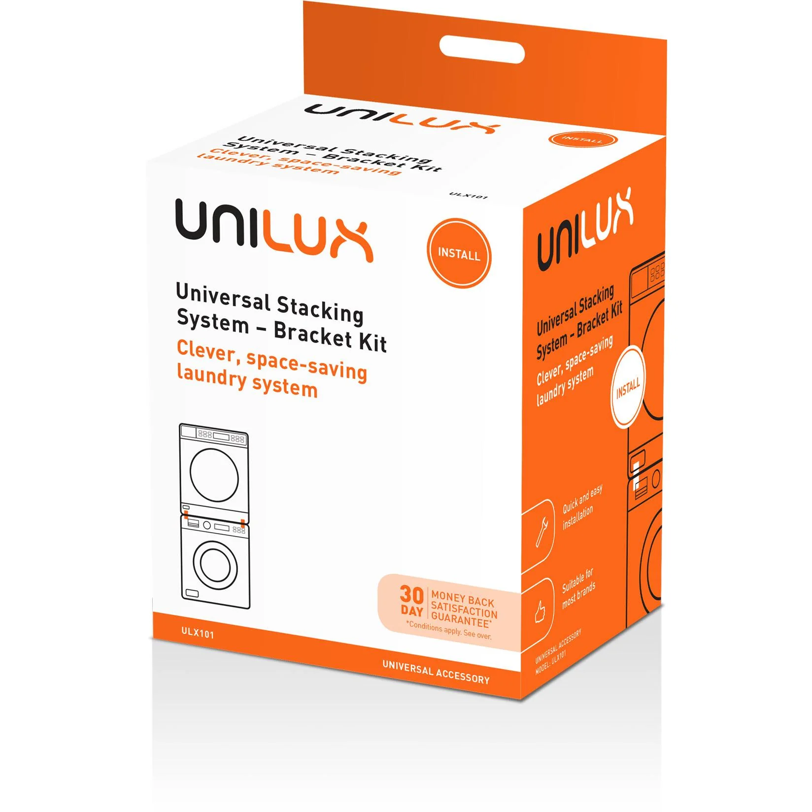 Unilux Universal Stacking System Bracket Kit - Image 2