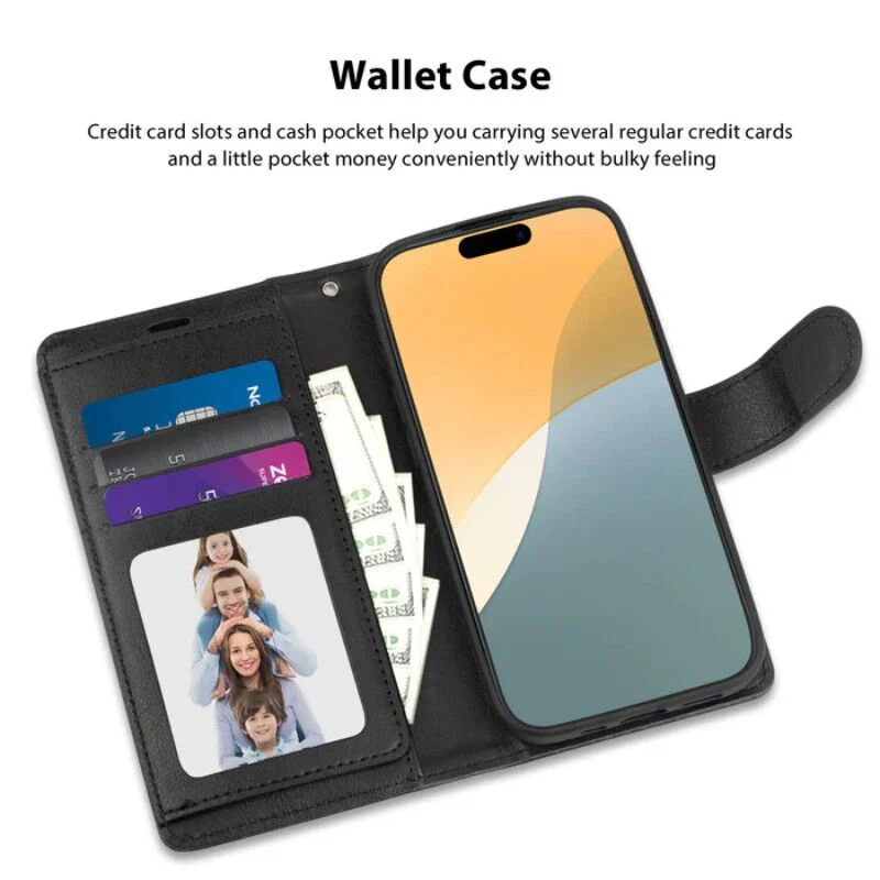 Uniq Glow Magnetic Wallet Phone Case for Samsung S24/S25 (Black) - Image 2