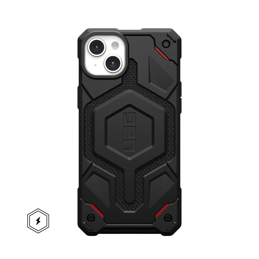 Urban Armour Gear Monarch Pro MagSafe Phone Case for iPhone 15 Plus (Black) - Image 2