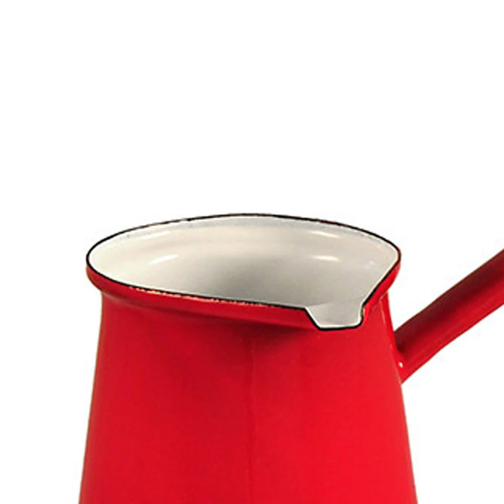 Urban Style 250ml Enamelware Turkish 5 Coffee Pot (Red) - Image 2