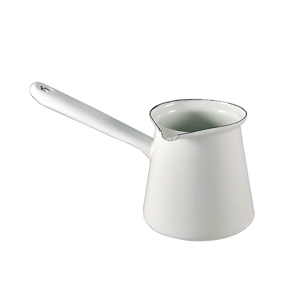 Urban Style 6cm Enamel 500ml Turkish Coffee Pot (White) - Image 2