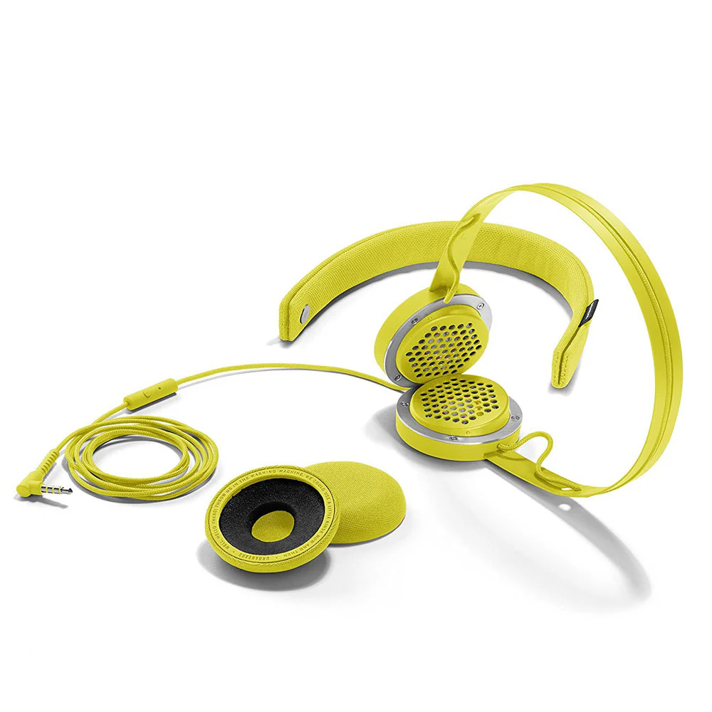 Urbanears Humlan On-Ear Headphones with Mic & Remote (Citrus) - Image 3