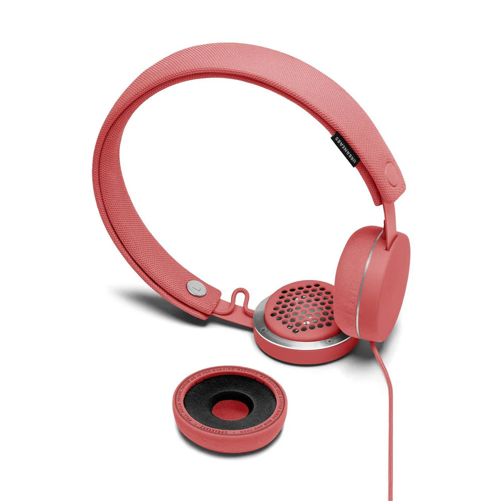 Urbanears Humlan On-Ear Headphones with Mic & Remote (Coral) - Image 5