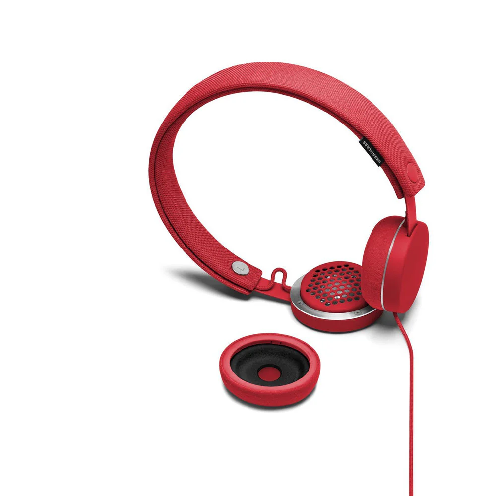 Urbanears Humlan On-Ear Headphones with Mic & Remote (Red) - Image 2