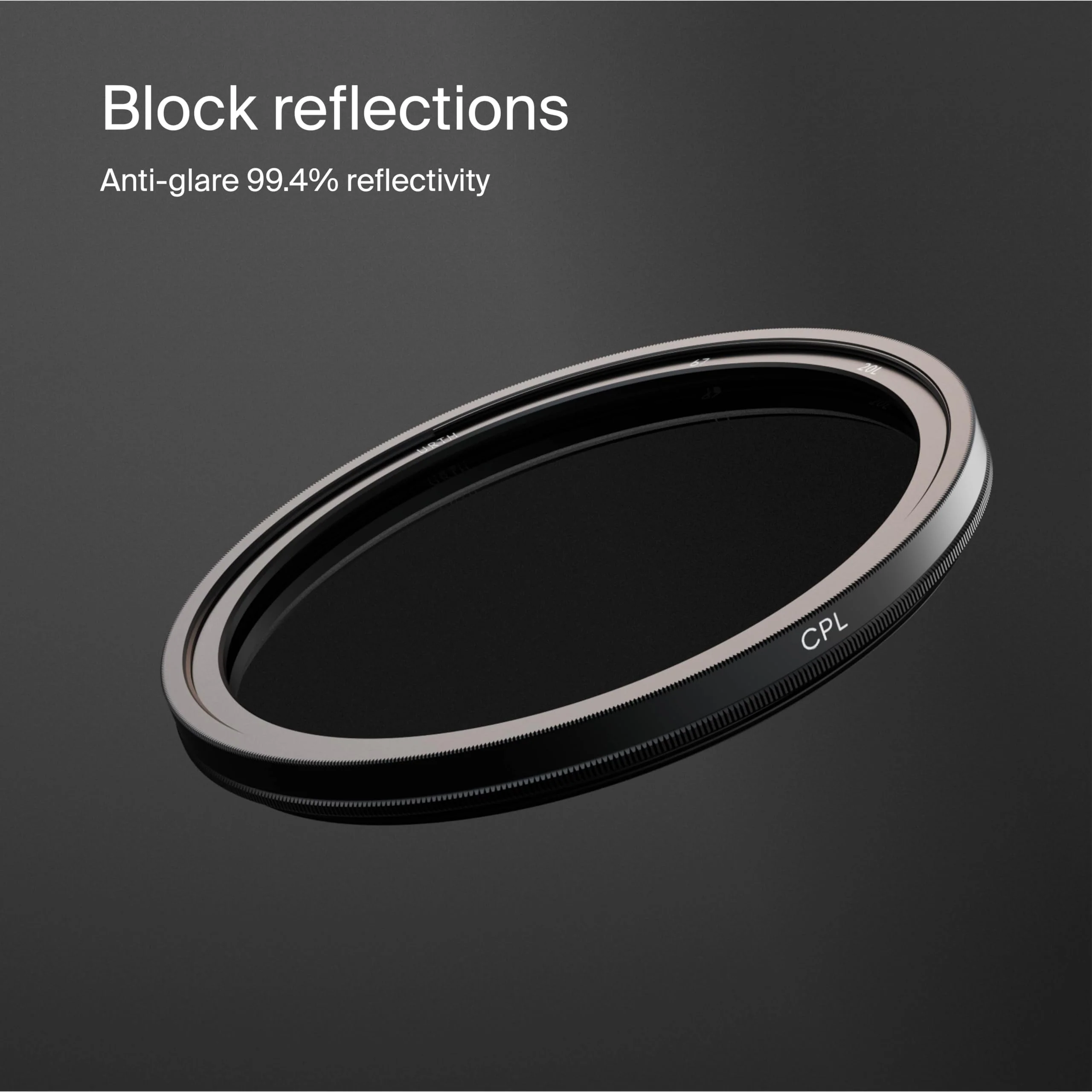 Urth 105mm Circular Polarizing (CPL) Lens Filter (Plus+) - Image 2