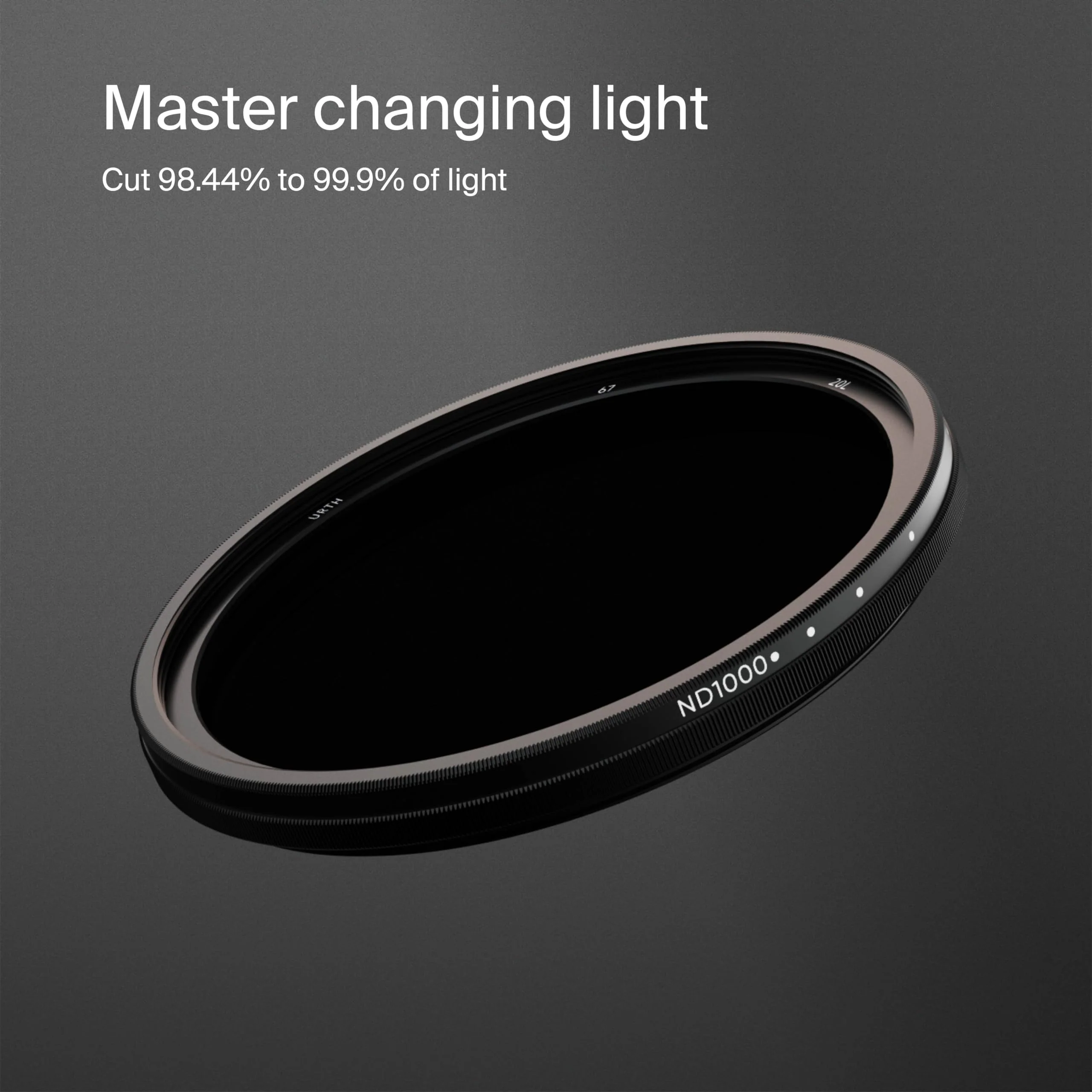 Urth 82mm ND64-1000 (6-10 Stop) Variable ND Lens Filter (Plus+) - Image 2