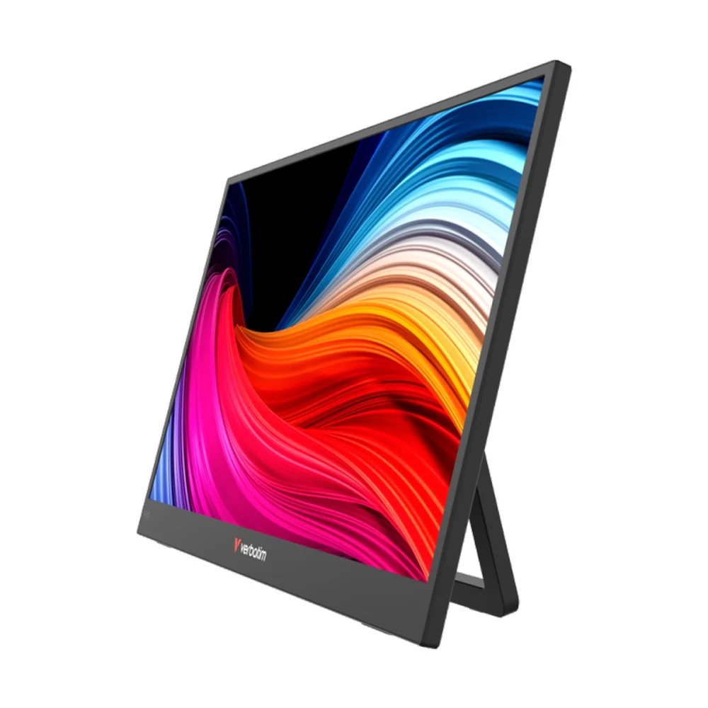 Verbatim Portable Monitor HD 1080p Light Computer Laptop 15.6" Screen Black - Image 5