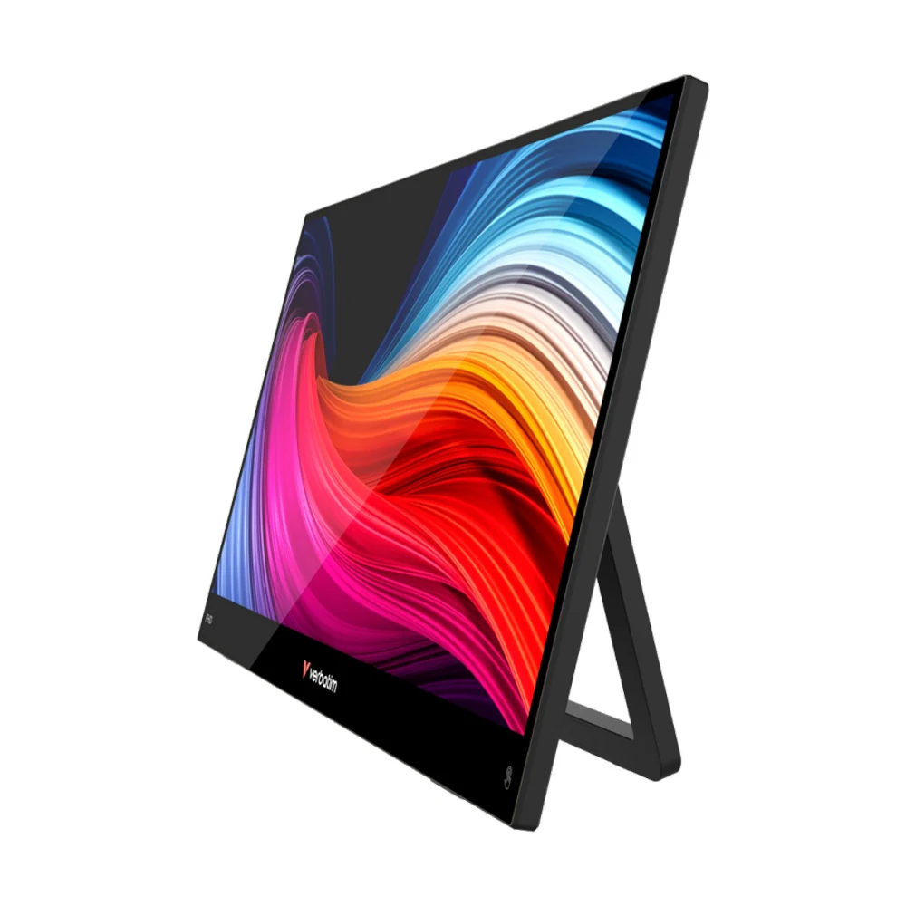 Verbatim Portable Touchscreen Monitor HD 1080p Light Laptop 15.6" Screen Black - Image 5