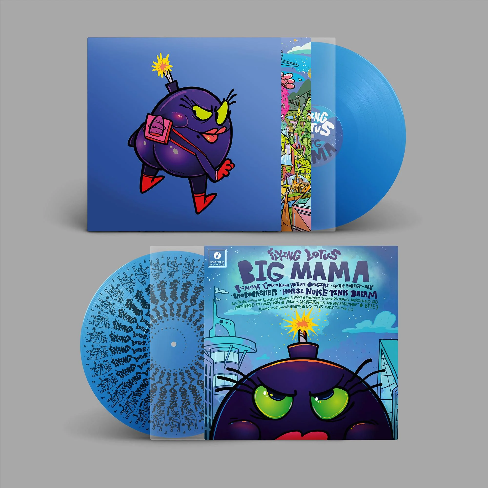 BIG MAMA (EP) (Limited Blue 12in Zoetrope Vinyl) - Image 3