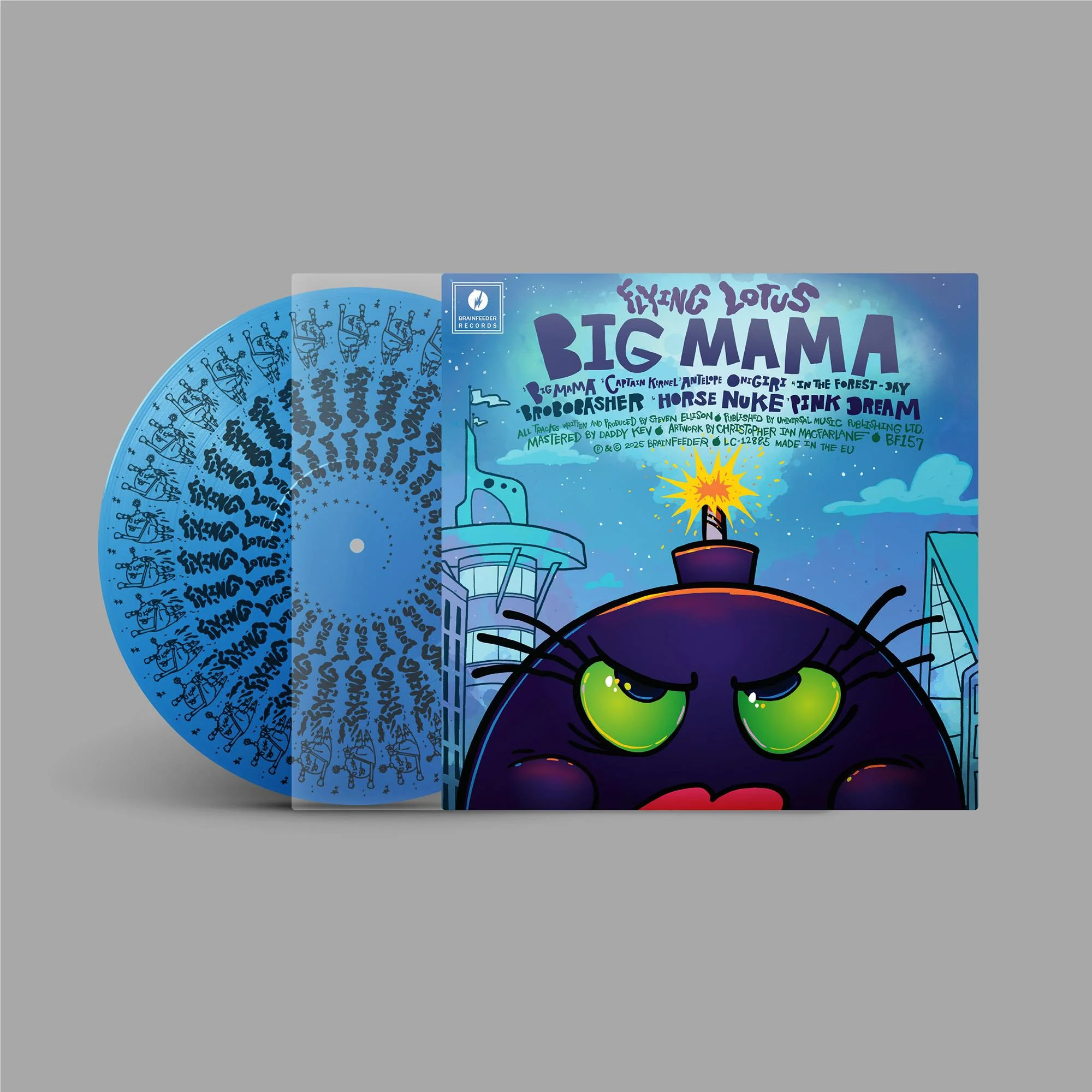 BIG MAMA (EP) (Limited Blue 12in Zoetrope Vinyl) - Image 4