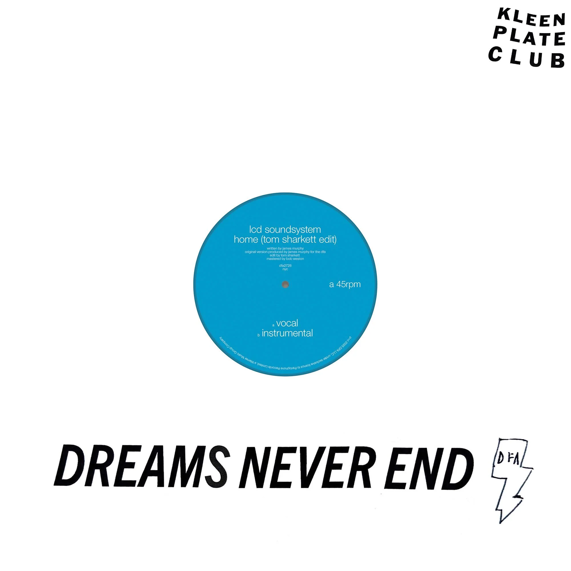 Home (Tom Sharkett Edit) (12 Inch Single) (Vinyl) - Image 2