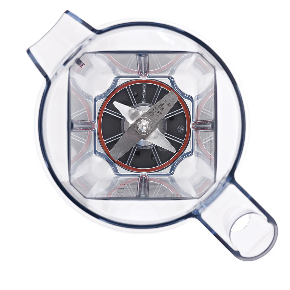 Vitamix Dry Blending Container Grinding Mixer Cup 0.9L/33cm w/ Lid Black/Clear - Image 2